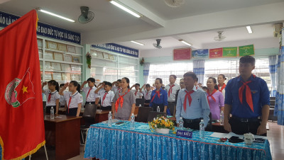 Đại hội Liên đội trường Tiểu học Dầu Tiếng NK 2023-2024