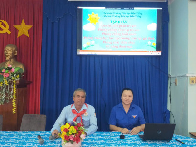 Liên đội triển khai các nội dung tuyên truyền