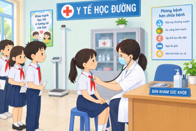 Bản tin tuyên truyền về "Cận thị ở trẻ"