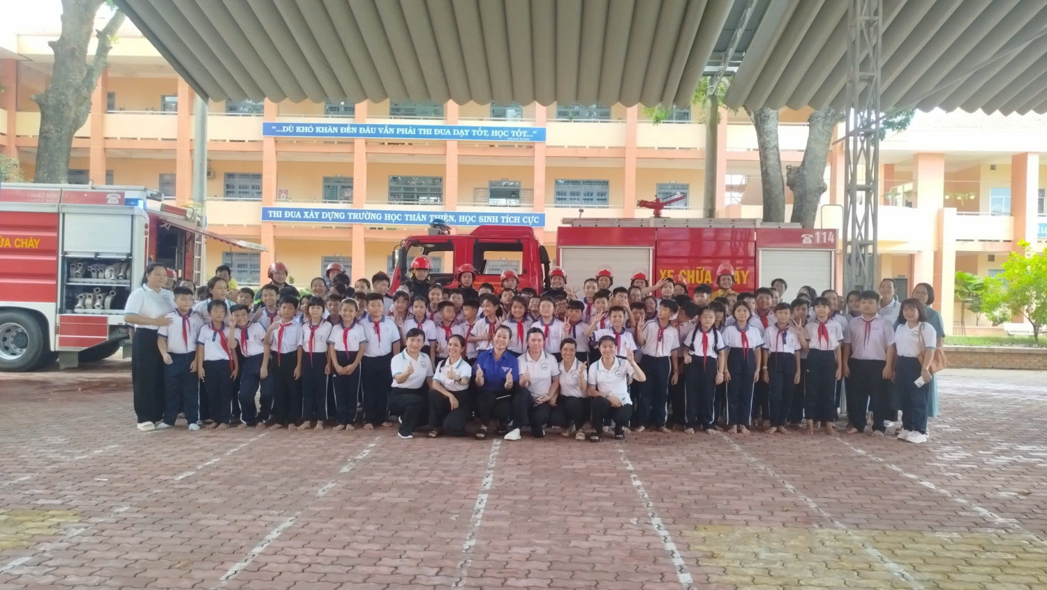 Diễn tập phòng cháy chữa cháy và cứu nạn cứu hộ năm học 2026-2027